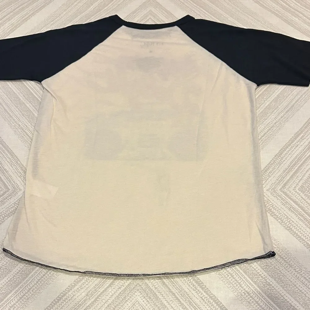 Rowdy Sprout Lyric Rappers Delight Boombox Raglan T-Shirt Size 8